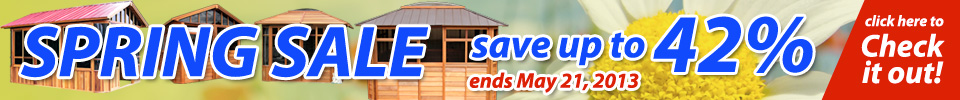 Gazebo Spring Sale